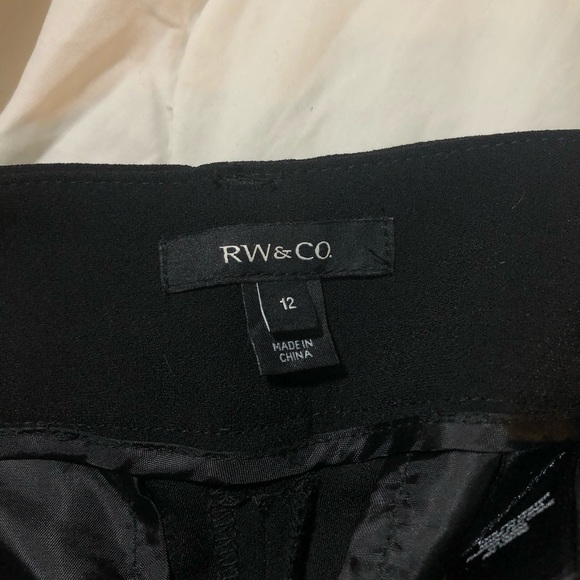 Black Bow Tied Dress Pants - Picture 5 of 5